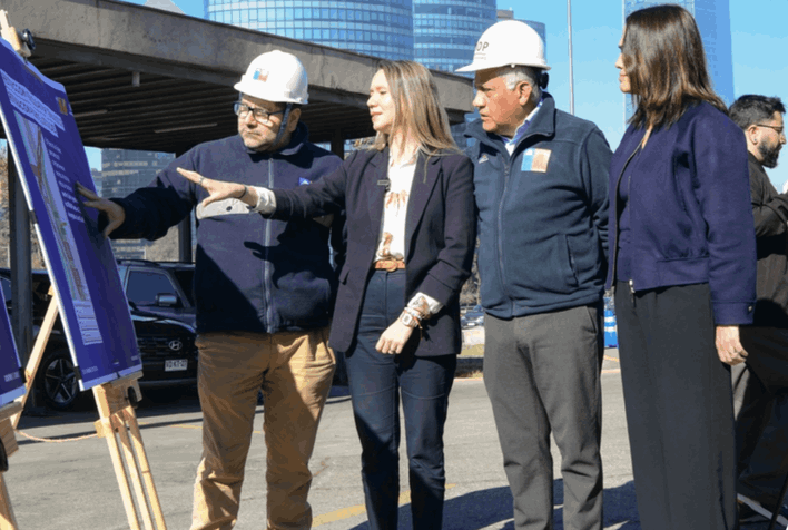 Inicia reparación del Puente Lo Saldes en Las Condes