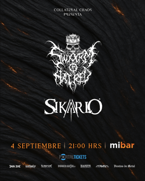 Swarm of Hatred y Sikario en vivo en MiBar