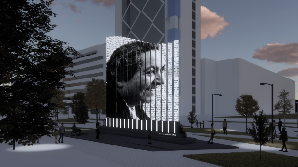 Gabriela Mistral tendrá monumento en el corazón de Santiago