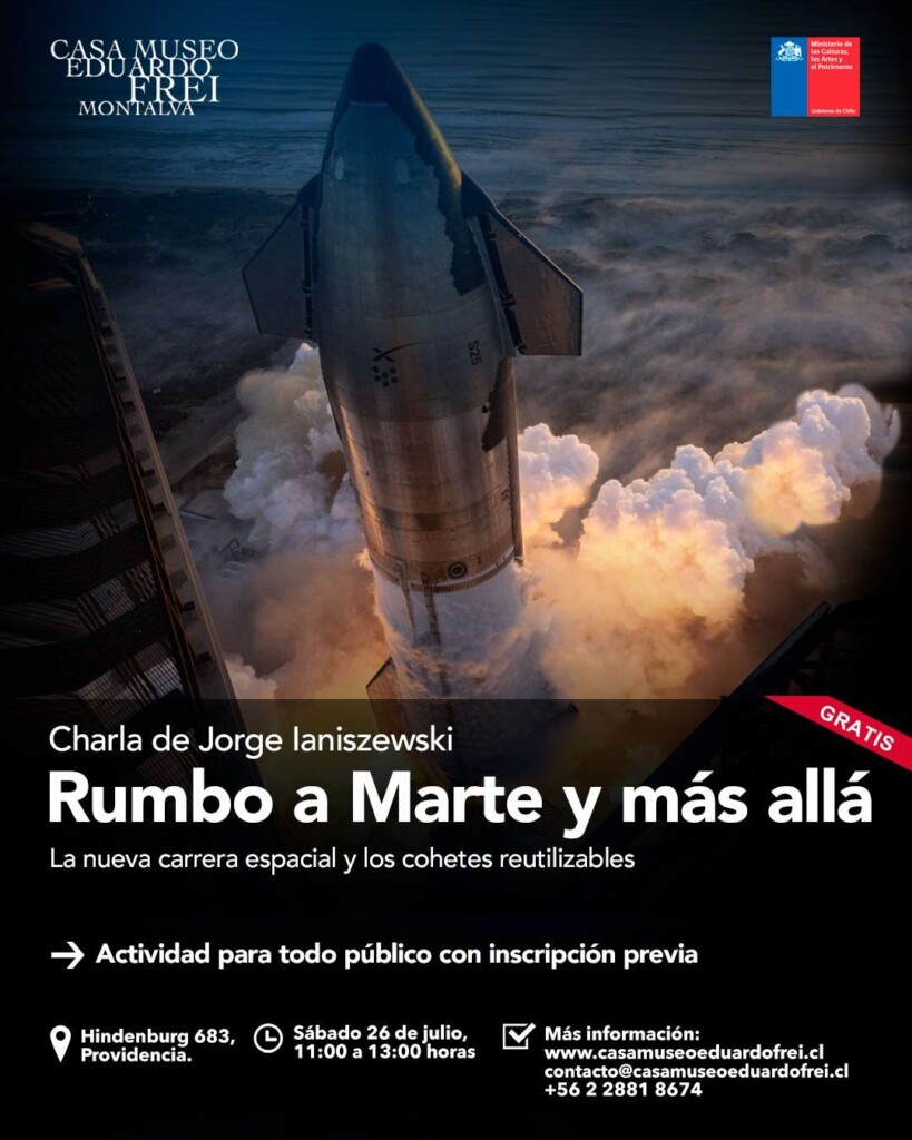Charla con Jorge Ianiszewski: Rumbo a Marte y más allá