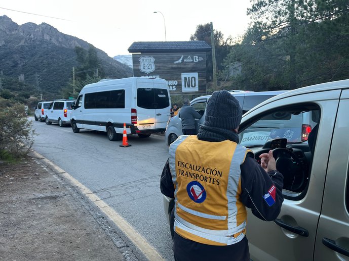 MTT: Más de 15 mil fiscalizaciones en vacaciones de invierno