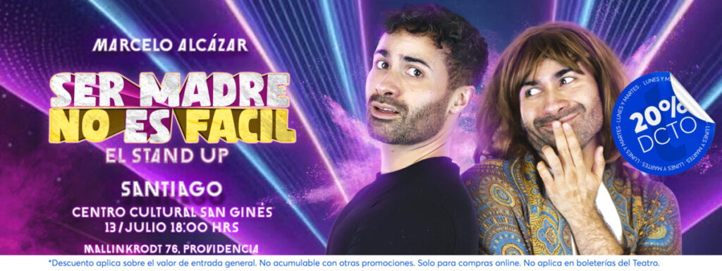 Marcelo Alcázar estrena temporada de stand up en San Ginés
