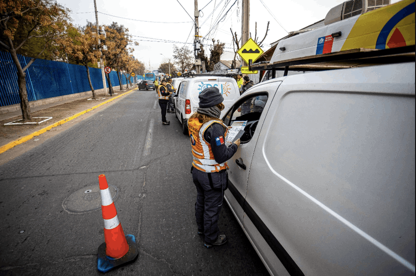 Lo Espejo realizó exitosa fiscalización en Vespucio