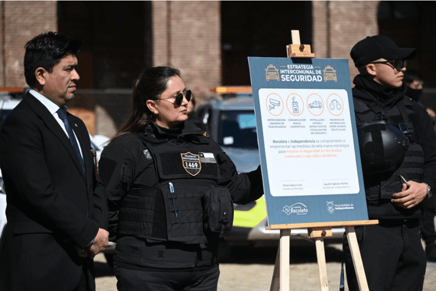 Recoleta e Independencia firman convenio de seguridad