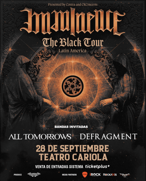 Concierto de Imminence en Chile: All Tomorrows y Defragment