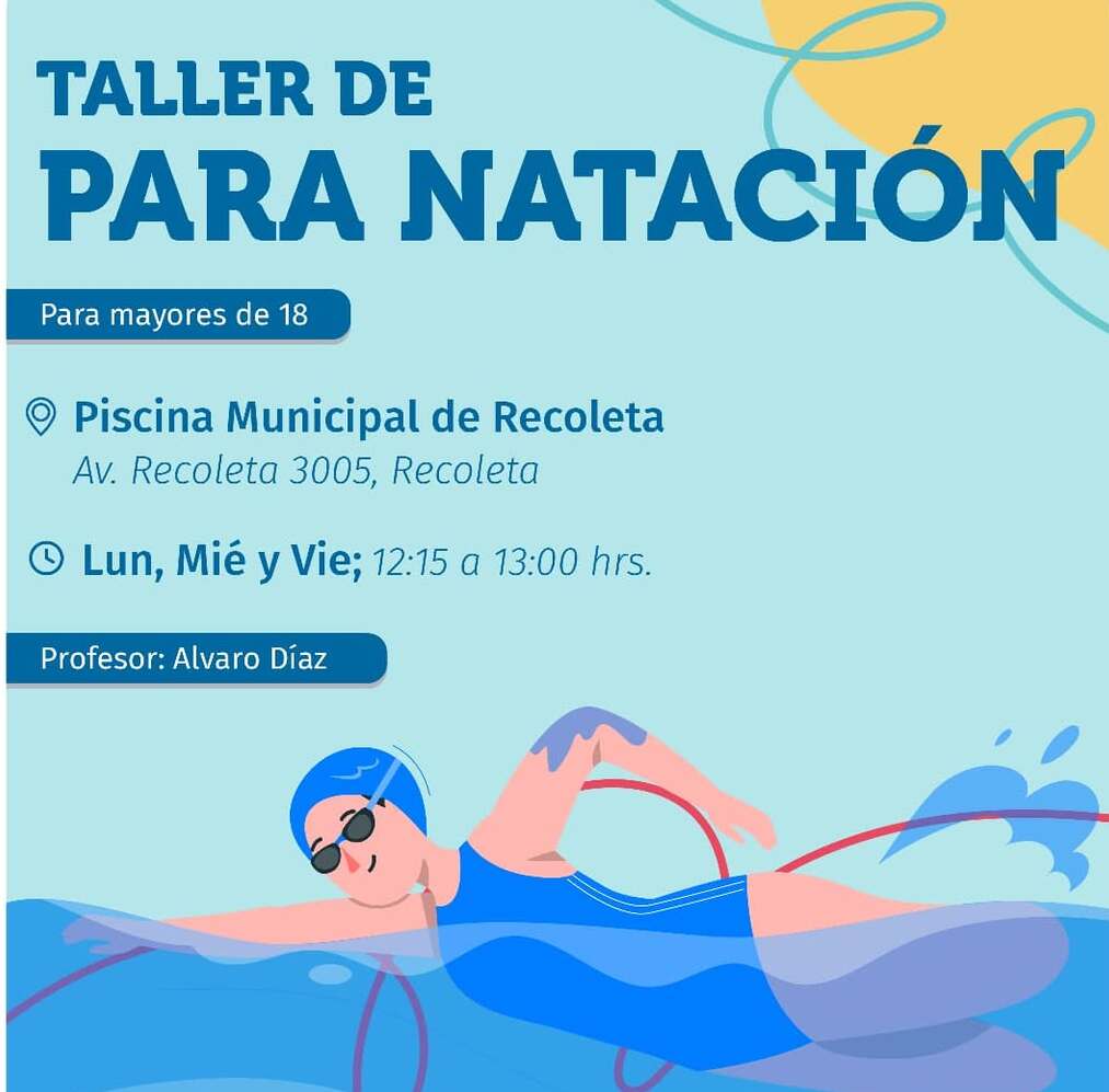 Natación adaptada gratuita en Recoleta: inclusión y deporte