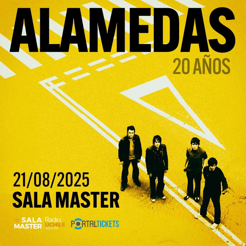 Alamedas celebra 20 años con show en Sala Master