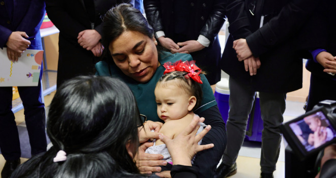 Refuerzan vacunación contra la influenza en jardines infantiles