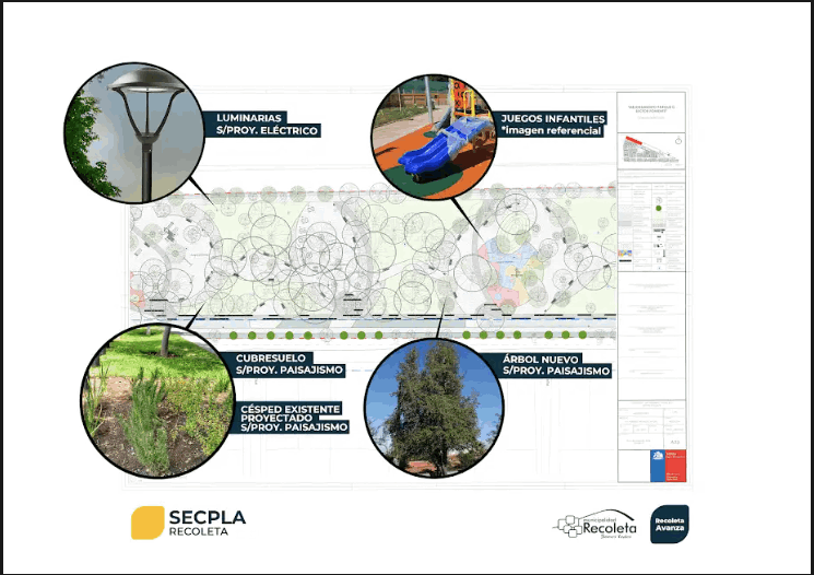 Recoleta inició mejoramiento de histórico Parque G