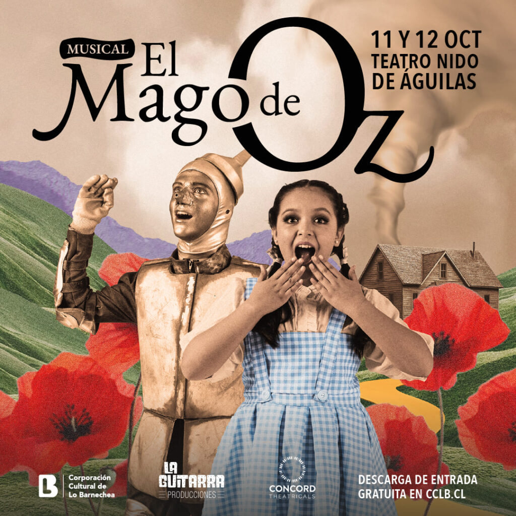 Octubre en Lo Barnechea: Musical infantil “El mago de Oz” y más actividades culturales