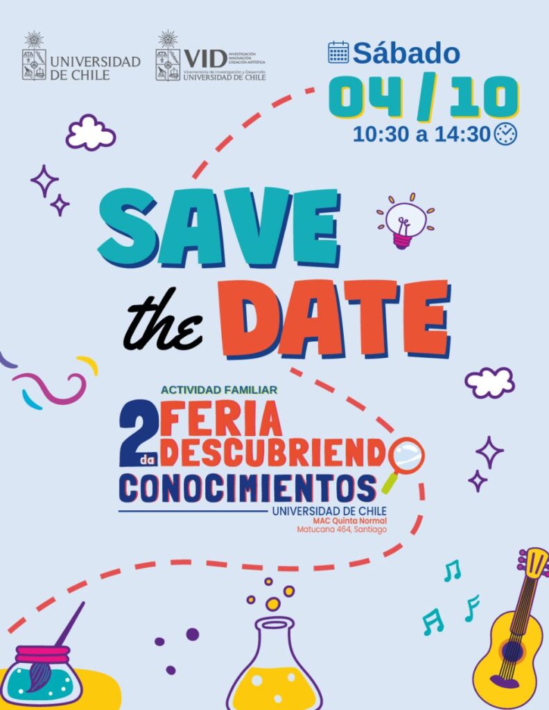 Charlas, juegos y talleres en Feria Descubriendo Conocimientos, en el Museo de Arte Contemporáneo (MAC), sede Quinta Normal.