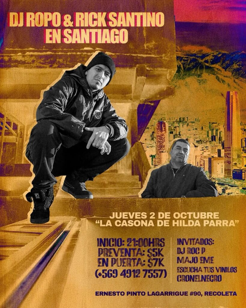 Rick Santino y Dj Ropo debutan en Santiago