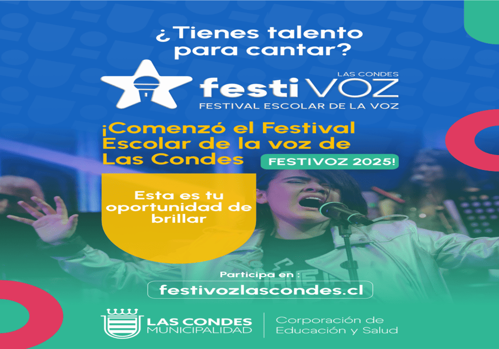 Las Condes lanza Festival Escolar de la Voz 2025