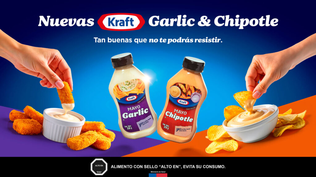 Kraft presenta sus nuevas mayonesas sabor Ajo y Chipotle
