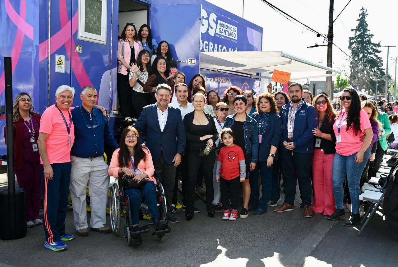 Gobierno de Santiago inaugura primer mamógrafo móvil en la comuna Pudahuel