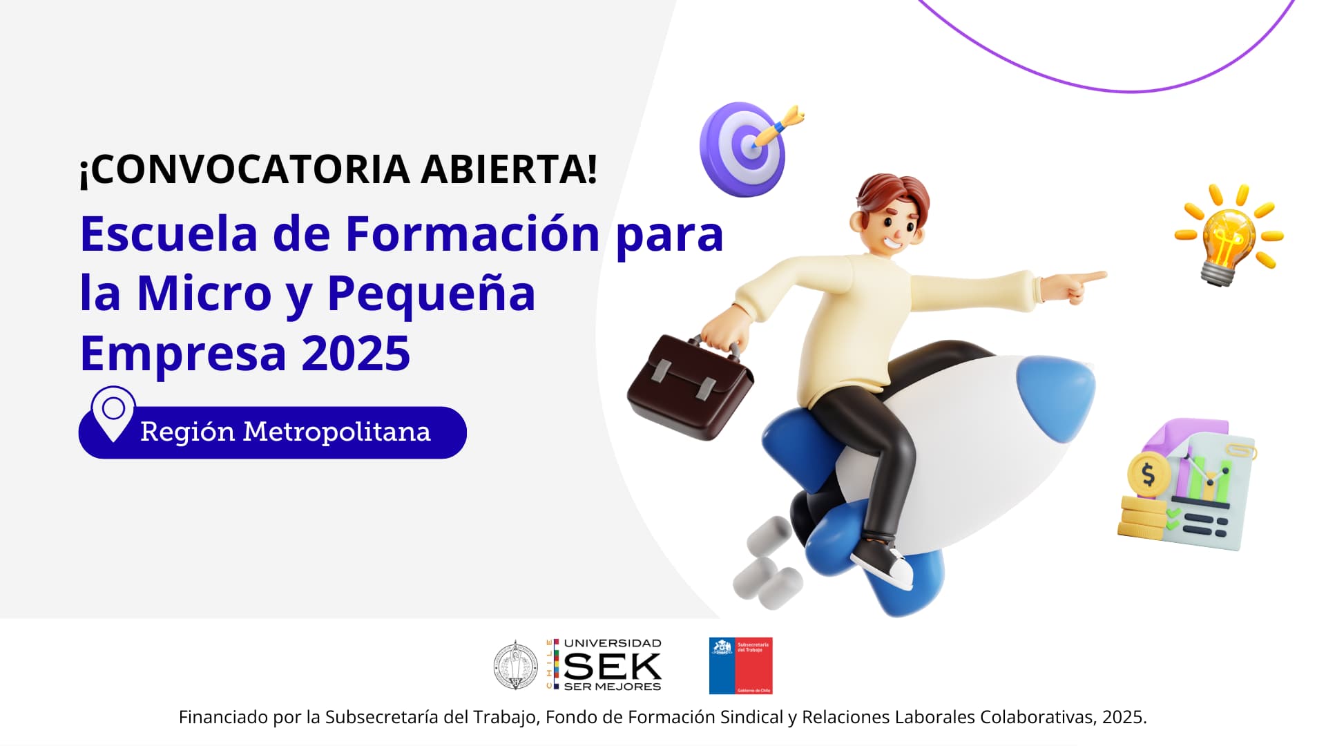 Escuela de formación para micro y pequeños empresarios en la Región Metropolitana