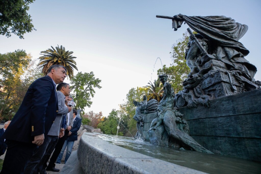 La Fuente Alemana vuelve a brillar: Metro de Santiago y Municipalidad devuelven a la ciudad un ícono del Parque Forestal