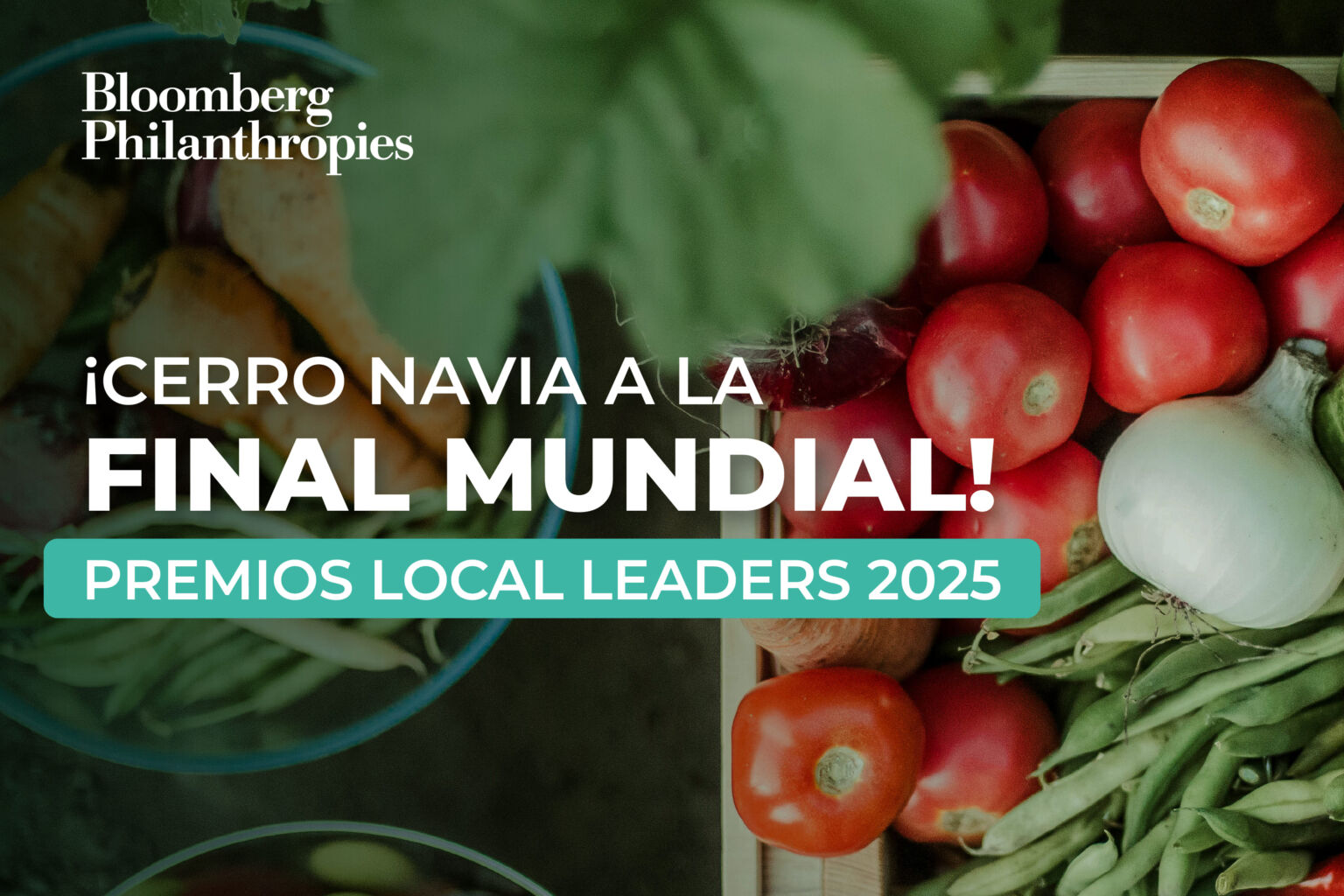 Cerro Navia entre las 26 ciudades finalistas de los Premios Local Leaders 2025 de Bloomberg Philanthropies
