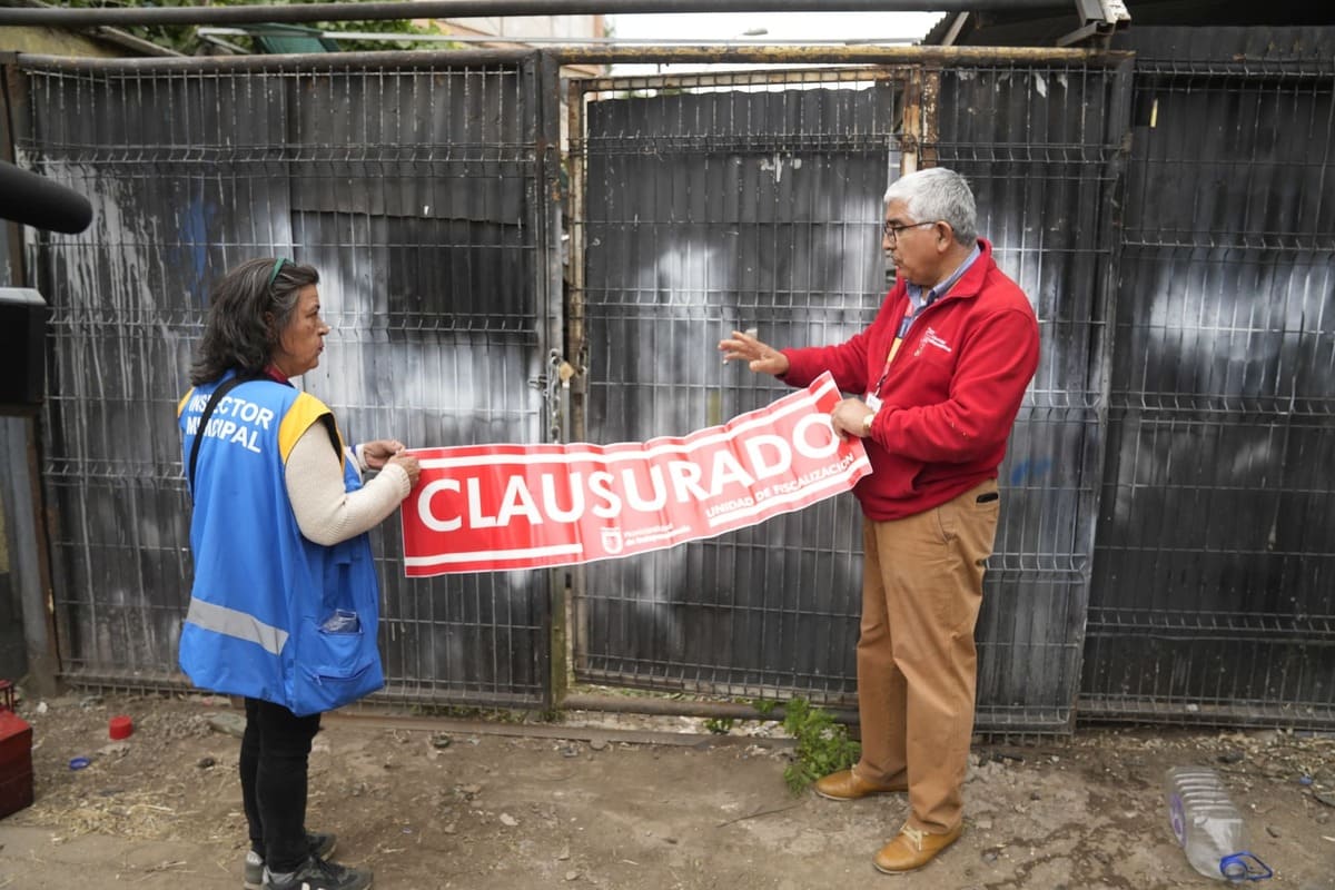 Independencia pone fin a taller clandestino en terreno municipal