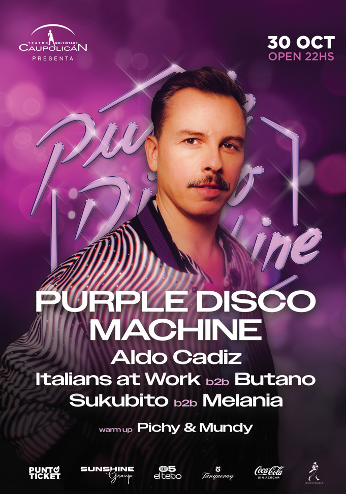 Purple Disco Machine:DJ alemán encenderá el Teatro Caupolicán