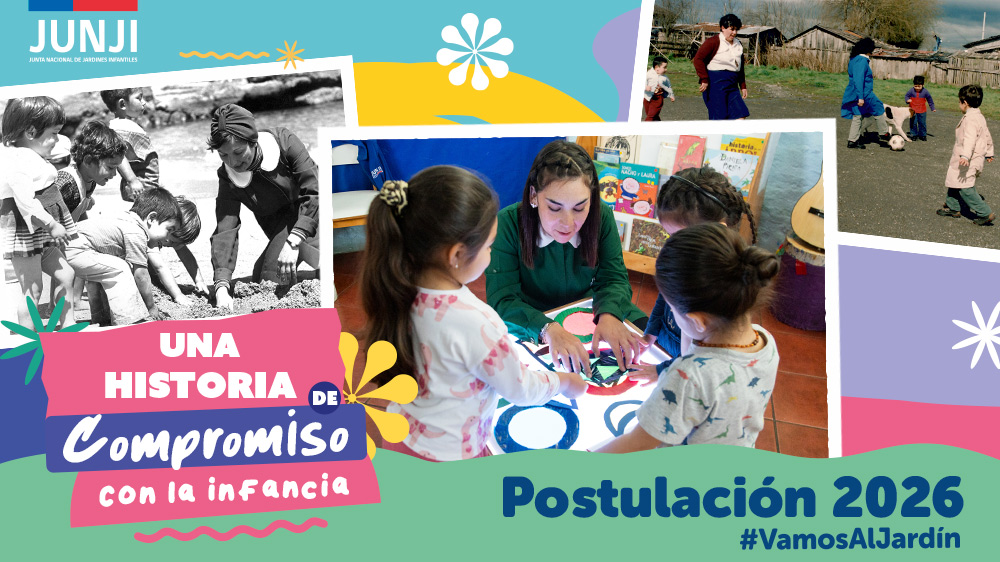 JUNJI invita a postular a sus salas cuna y jardines infantiles 2026
