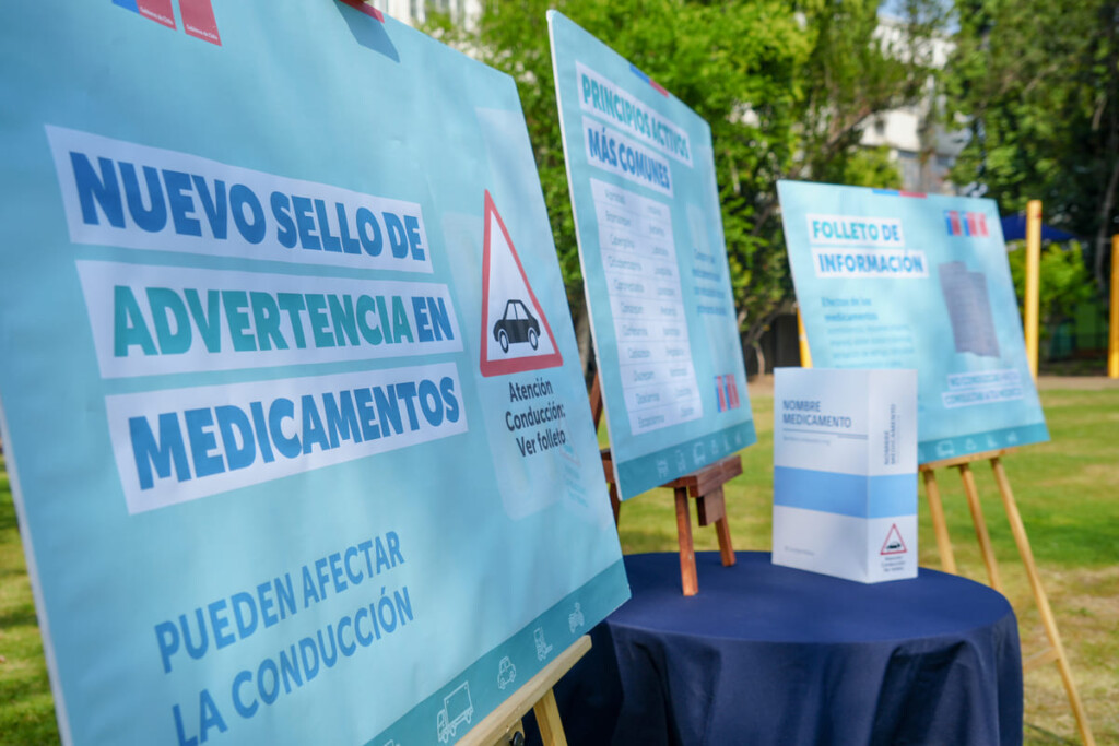 Chile implementa primer etiquetado de medicamentos que advierte sobre riesgos al conducir