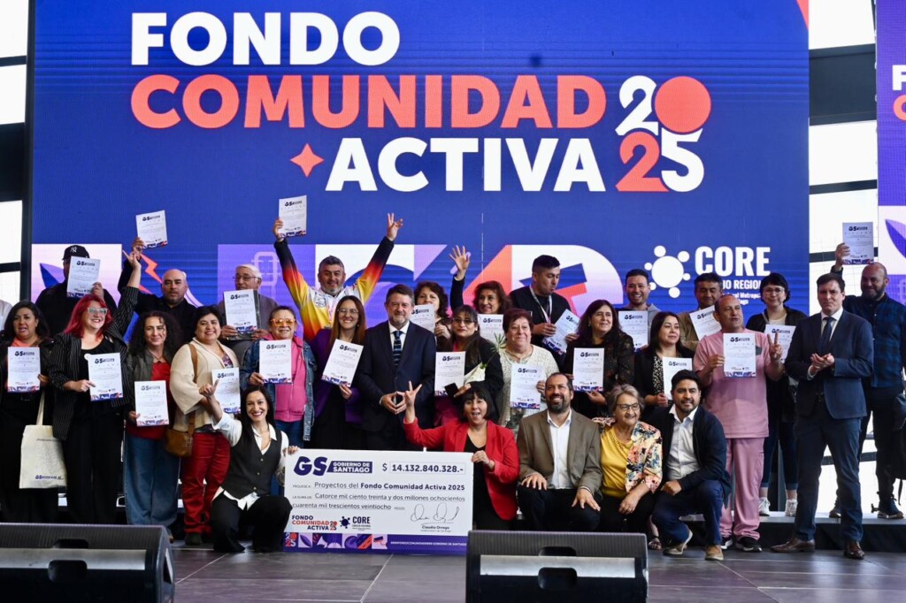 Fondo Comunidad Activa 2025 y balance de gestión del Gobierno de Santiago