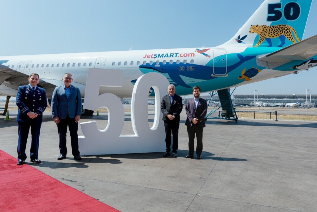 JetSMART alcanza 50 millones de pasajeros y marca un triple hito histórico en Sudamérica