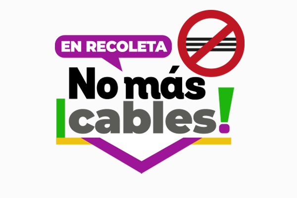 Recoleta retira más de 17 kilómetros de cables en desuso