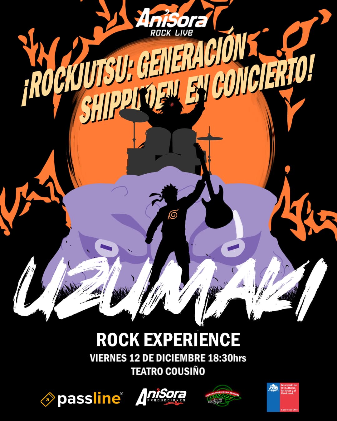 Anisora llegará al Teatro Cousiño con un concierto que revivirá lo mejor de la saga Naruto