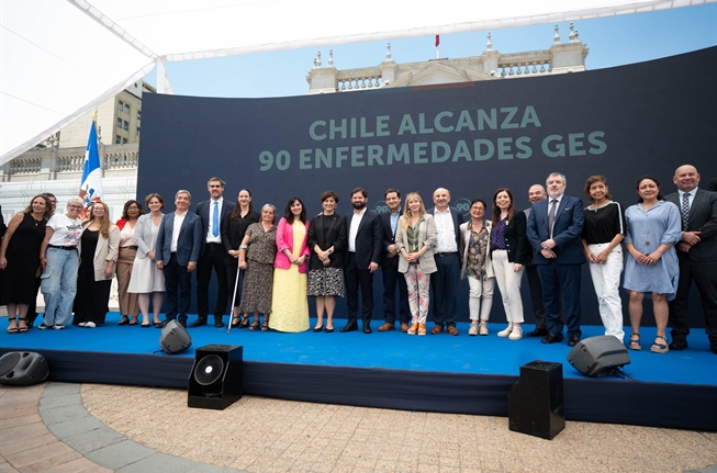Chile alcanza 90 patologías en el GES: Presidente Boric destaca avance histórico en igualdad y acceso a la salud