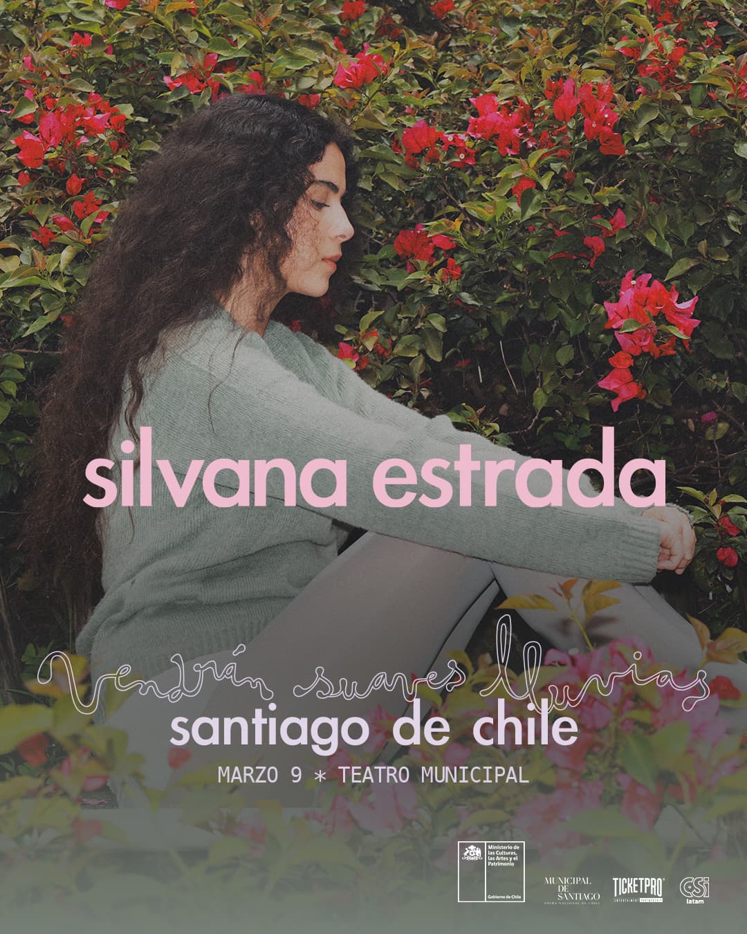 Destacada artista mexicana Silvana Estrada se presenta en el Teatro Municipal de Santiago