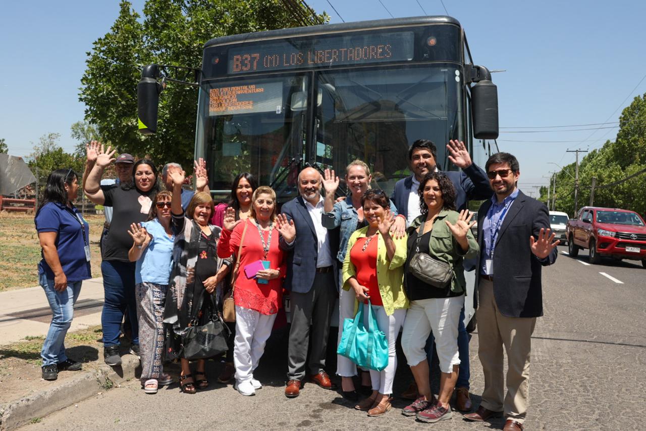 Red Movilidad se extiende hasta Colina y alcanza cobertura en 38 comunas de la capital