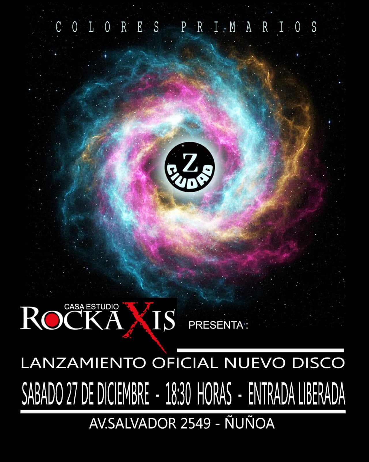 Ciudad Z presenta “Colores Primarios”: Viaje sonoro entre el blues, el rock y la poesía existencial