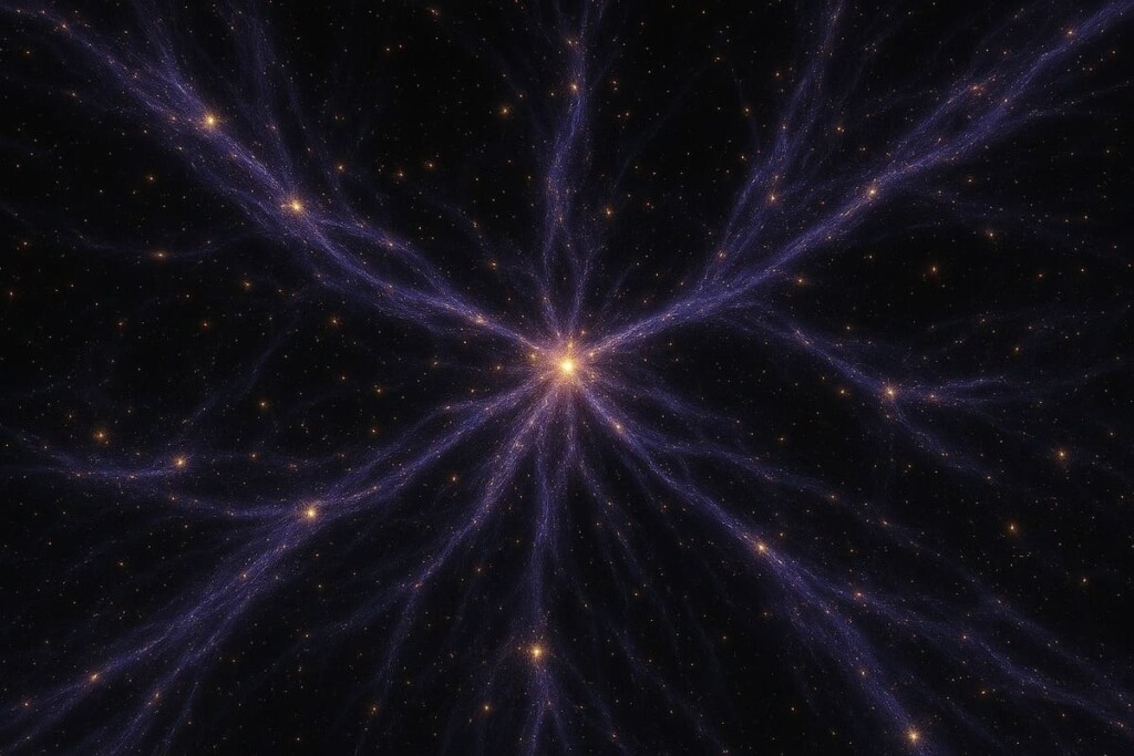 Astrónomos chilenos confirman cómo la “telaraña cósmica” alimenta el crecimiento de las galaxias