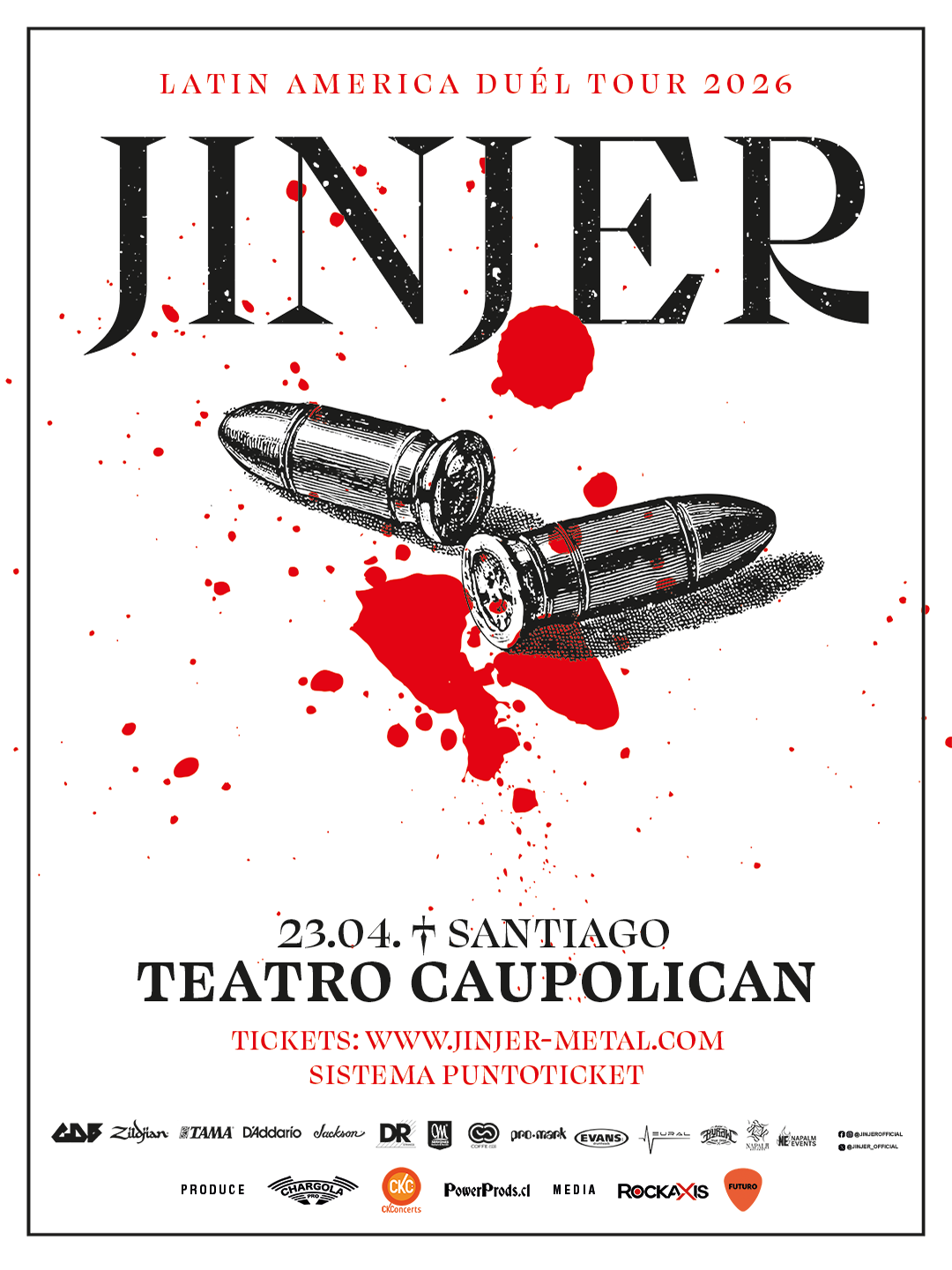 Jinjer confirma su regreso a Chile con presentación en el Teatro Caupolicán