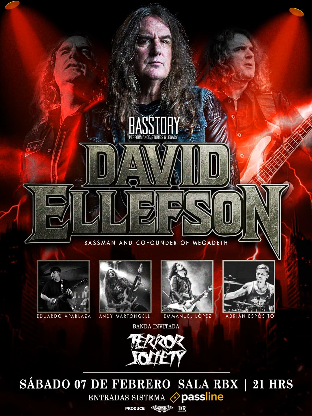 Terror Society se suma al regreso de David Ellefson en Chile como banda invitada