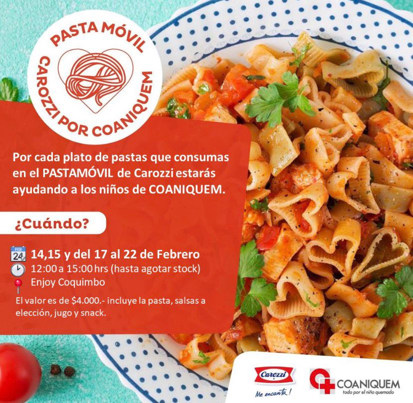 COANIQUEM convoca a la comunidad a la Pasta Solidaria en la Región de Coquimbo