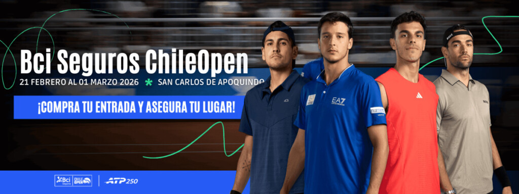 Bci Seguros ChileOpen 2026: Ticketmaster lidera la experiencia del ATP 250 en Santiago