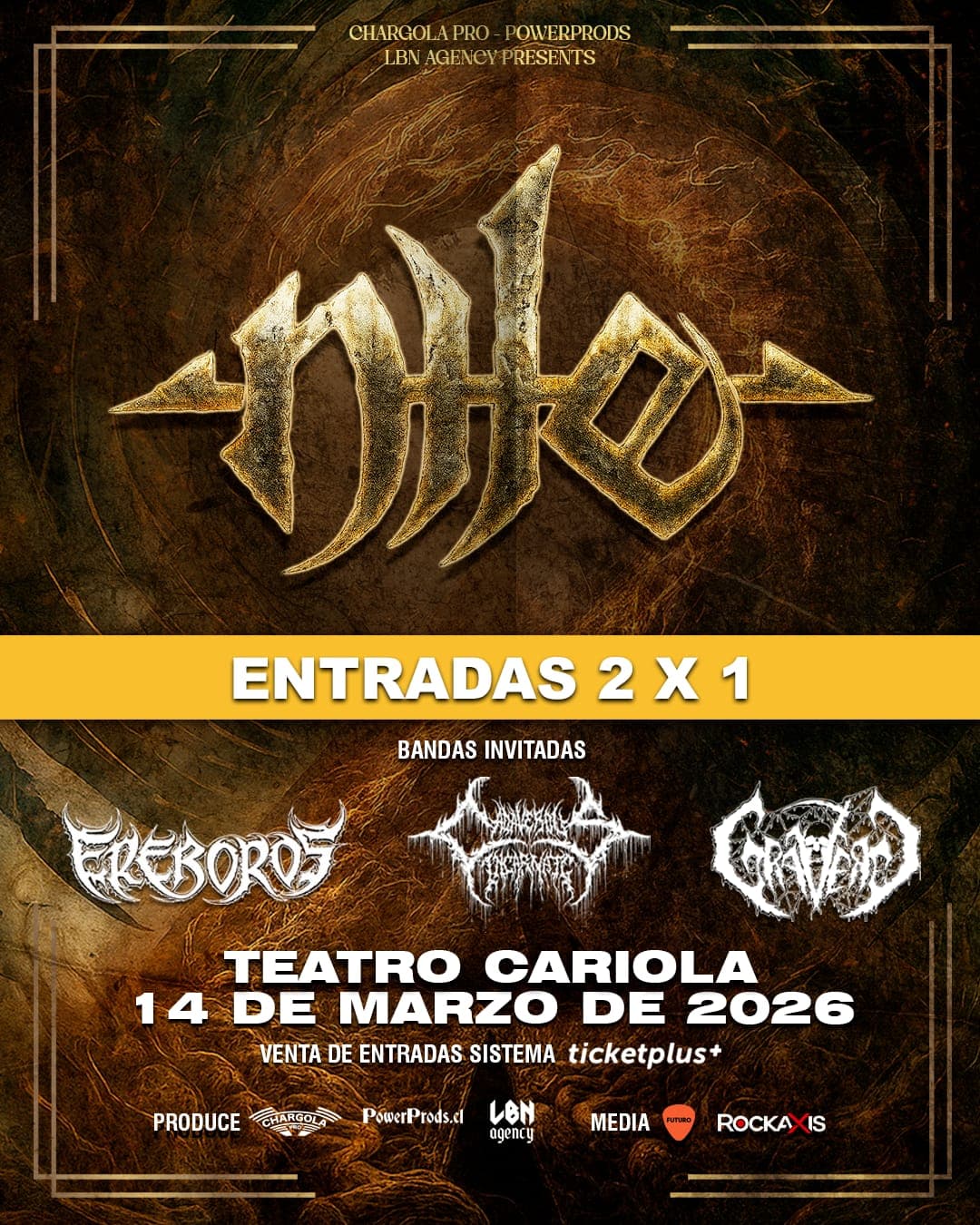 El regreso de Nile a Chile: brutalidad técnica y culto al metal extremo en el Teatro Cariola