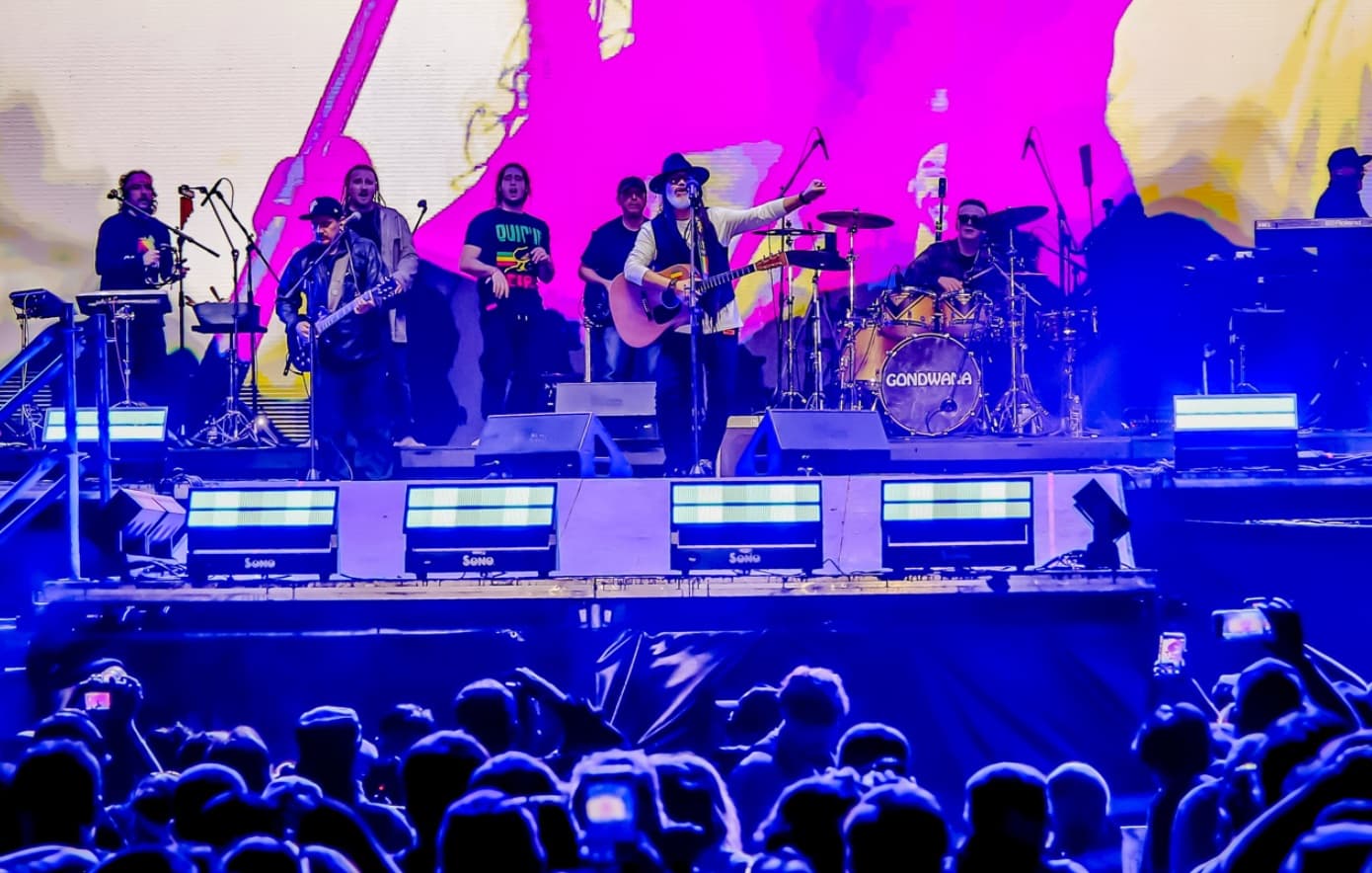 Quique Neira y Gondwana se reencontraron en festival REC después de más de 20 años