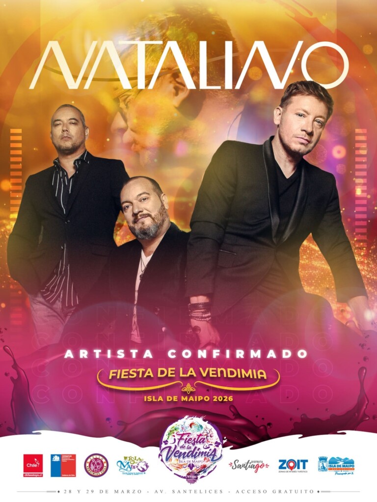 Fiesta de la Vendimia de Isla de Maipo confirma al Trío Natalino como artista estelar para su segunda noche