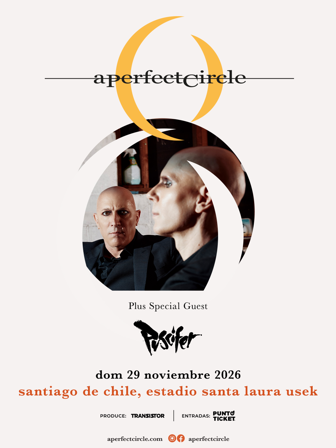 A Perfect Circle confirma esperado regreso a Chile tras más de una década