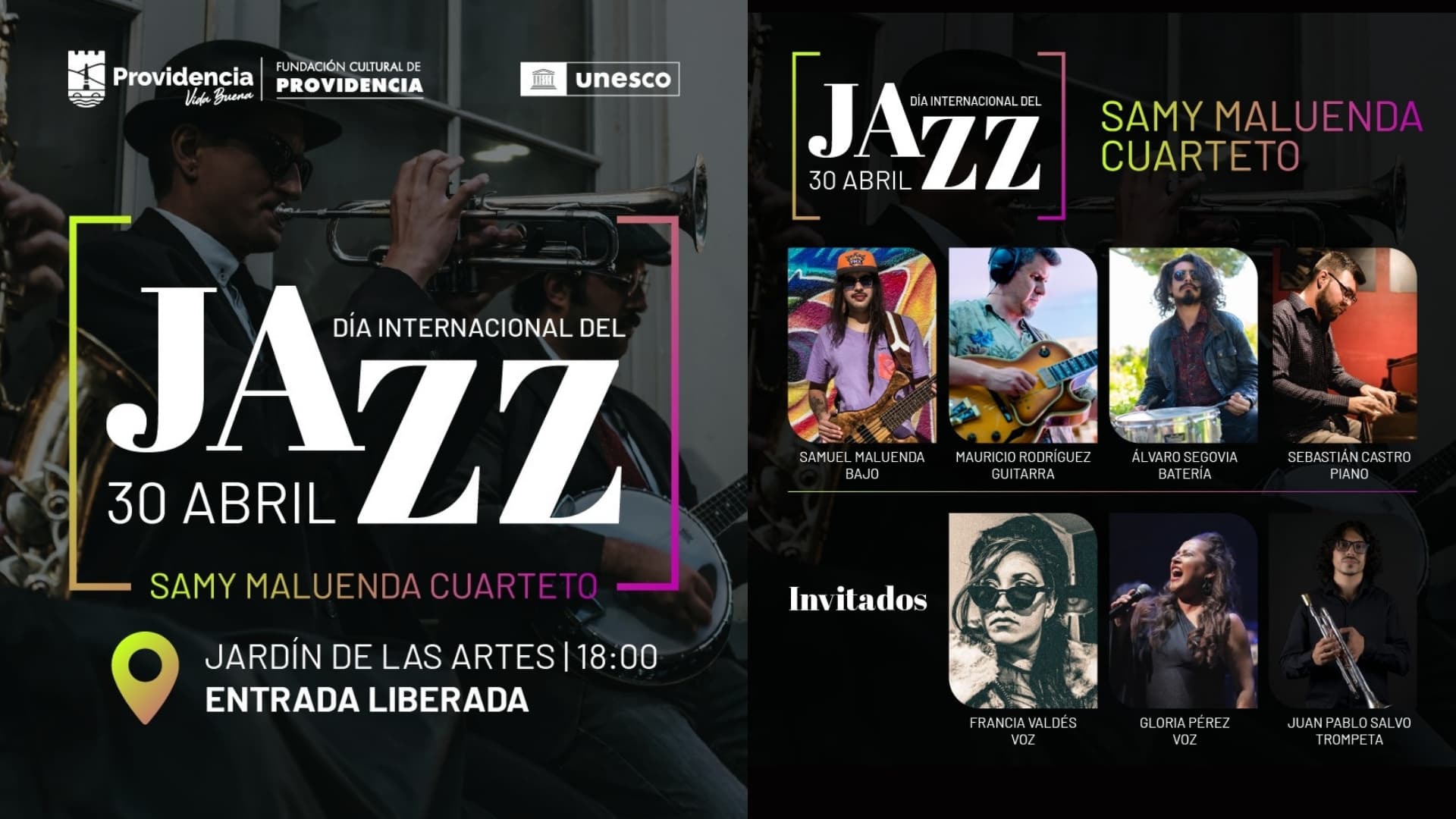 Providencia celebra el Día Internacional del Jazz con música en vivo en el Jardín de las Artes