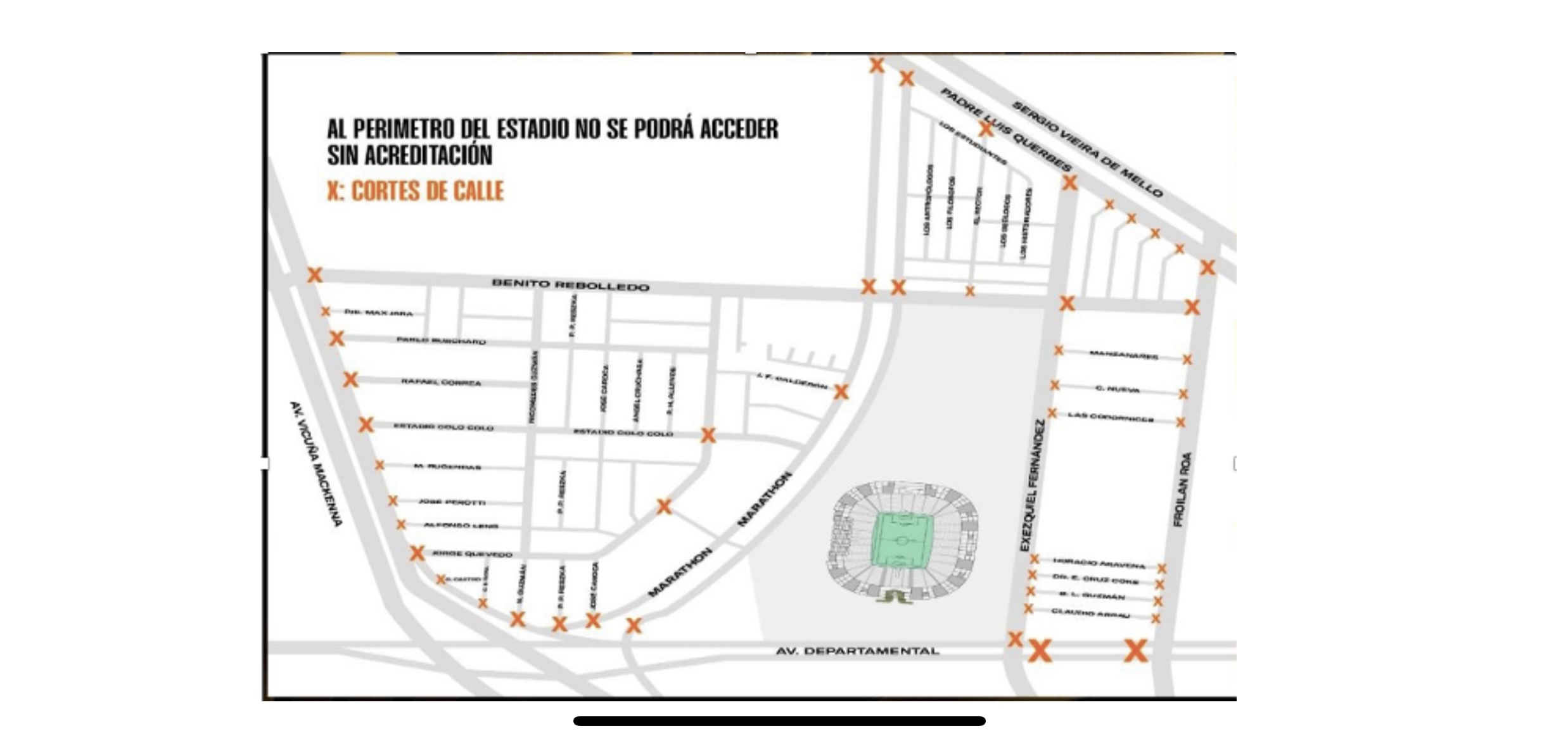 Destacan trabajo conjunto entre Macul, Delegación Presidencial y Blanco y Negro para el partido entre Colo Colo y Palestino