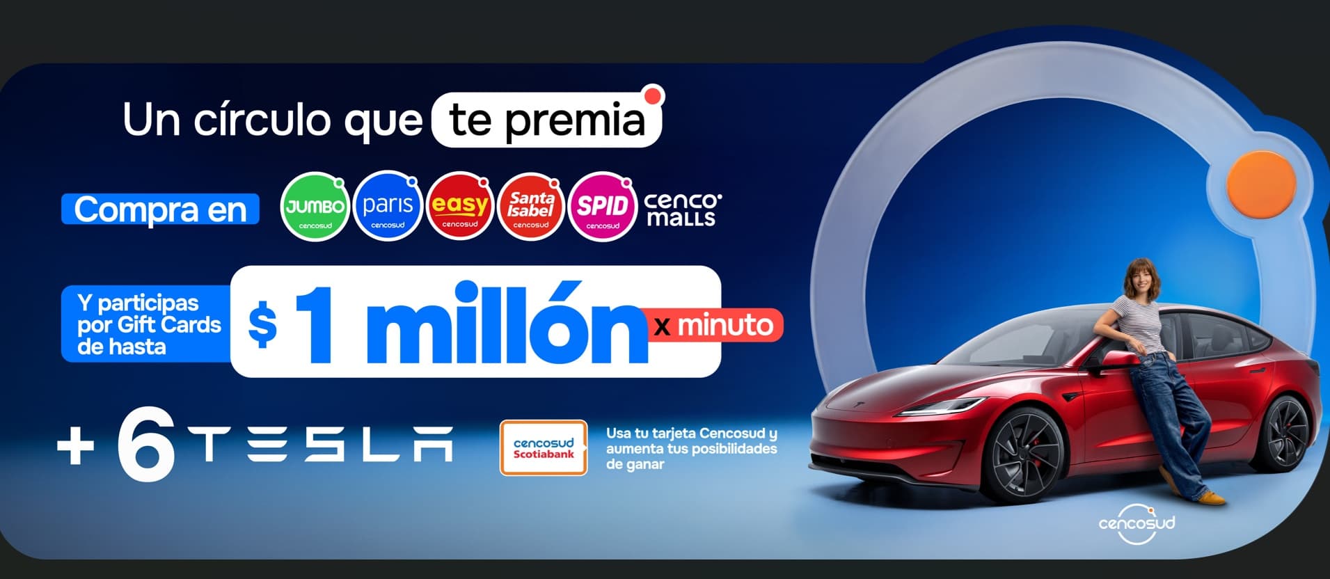 Cencosud premia la preferencia de sus clientes con la mayor promoción de retail en su historia