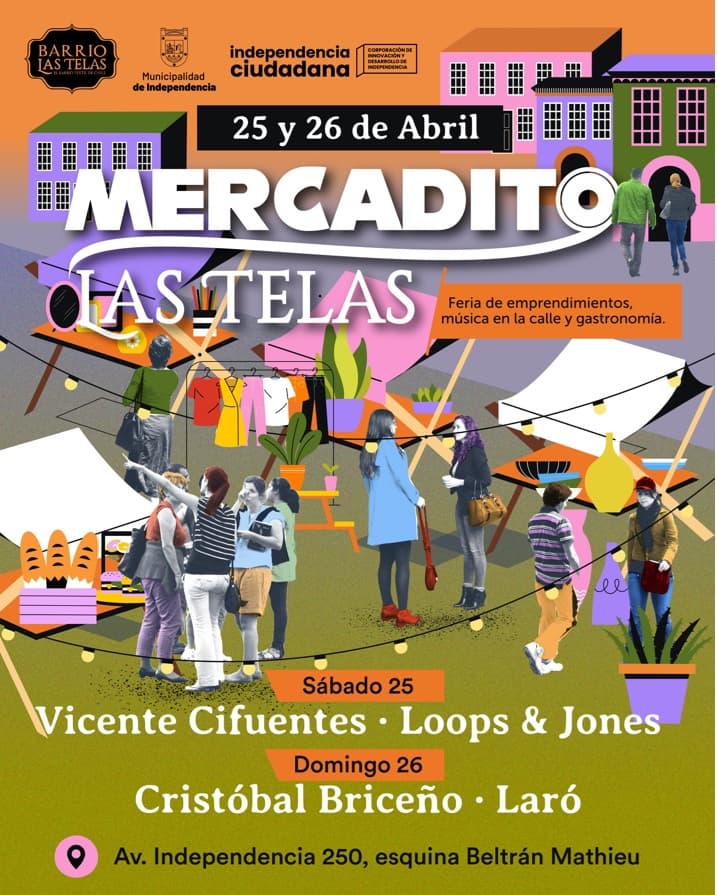 Mercadito Las Telas posiciona a la comuna de Independencia en el mapa foodie
