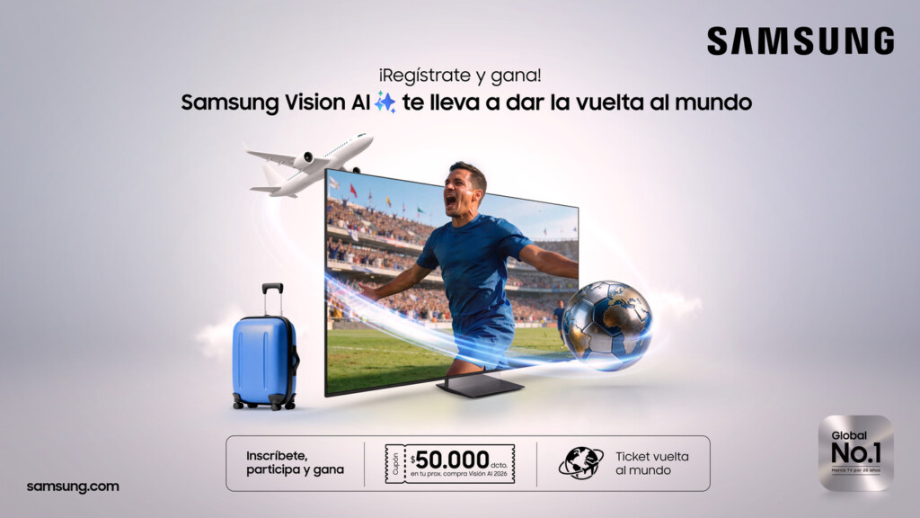 Samsung lanza campaña Vision AI 2026 para transformar la experiencia del fútbol en el hogar