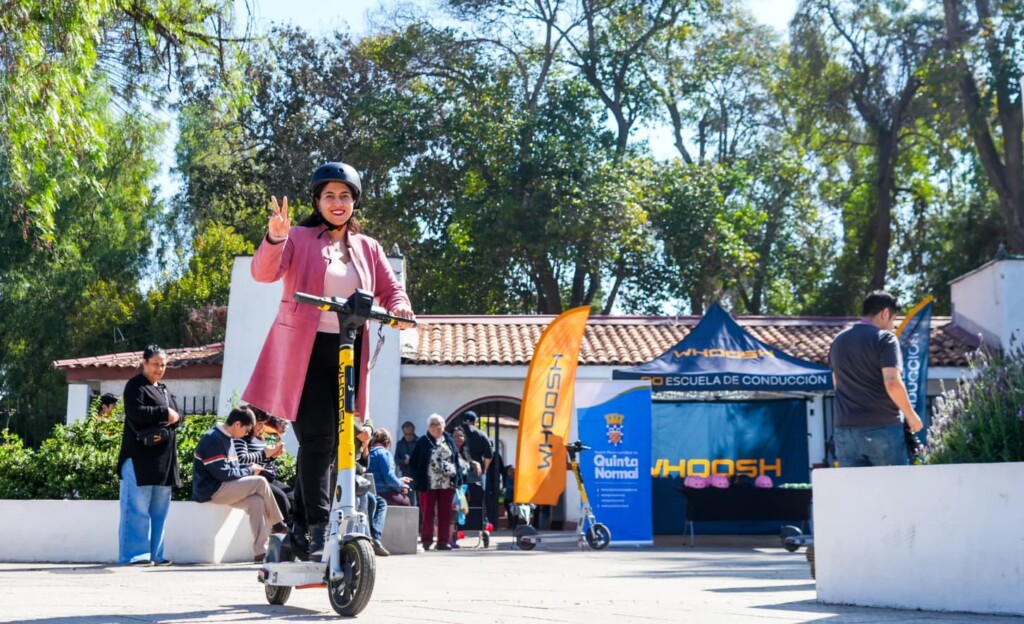 Quinta Normal se suma a la micro movilidad con la habilitación de 400 scooters eléctricos