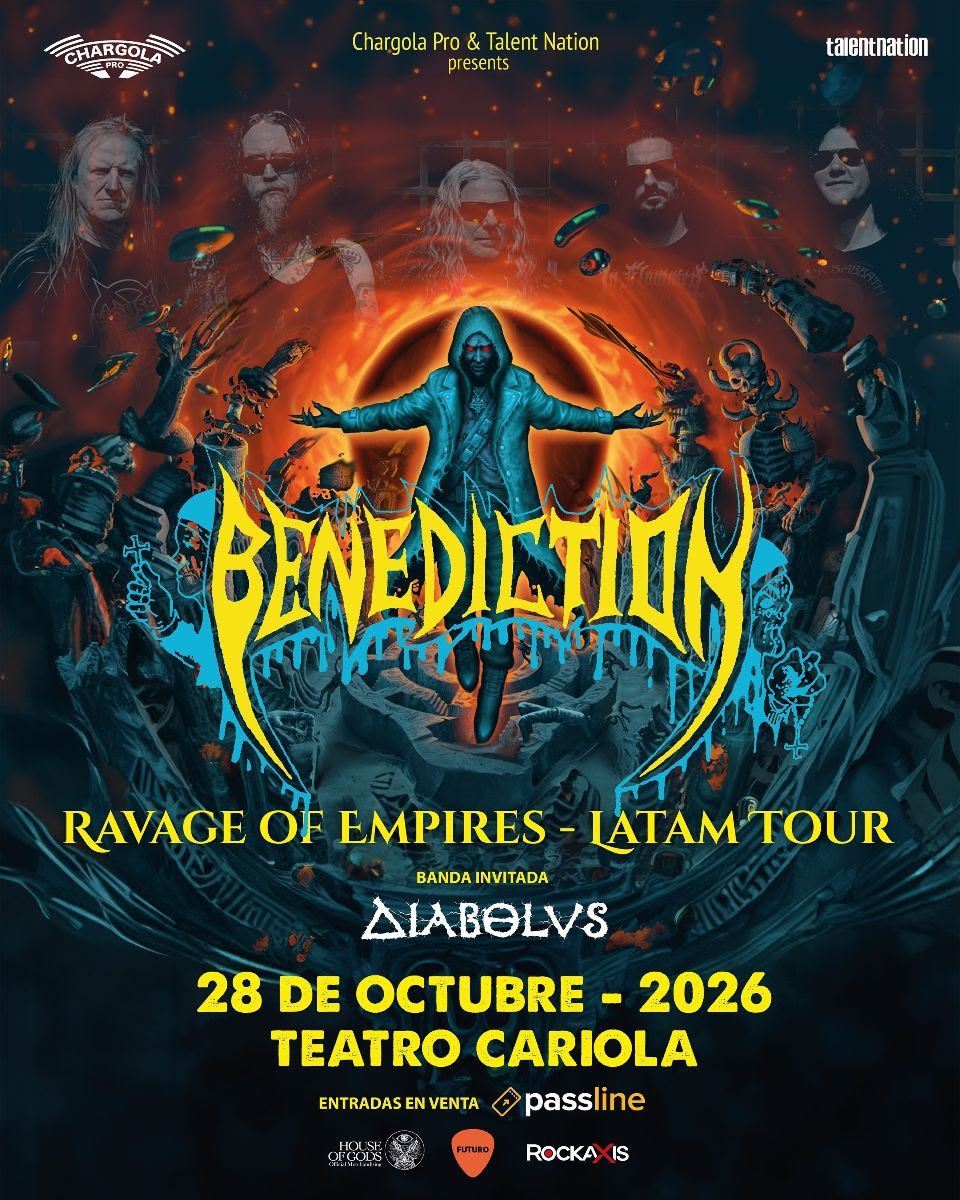 Kam Lee acompañará a Benediction durante la gira latinoamericana que los traerá a Chile